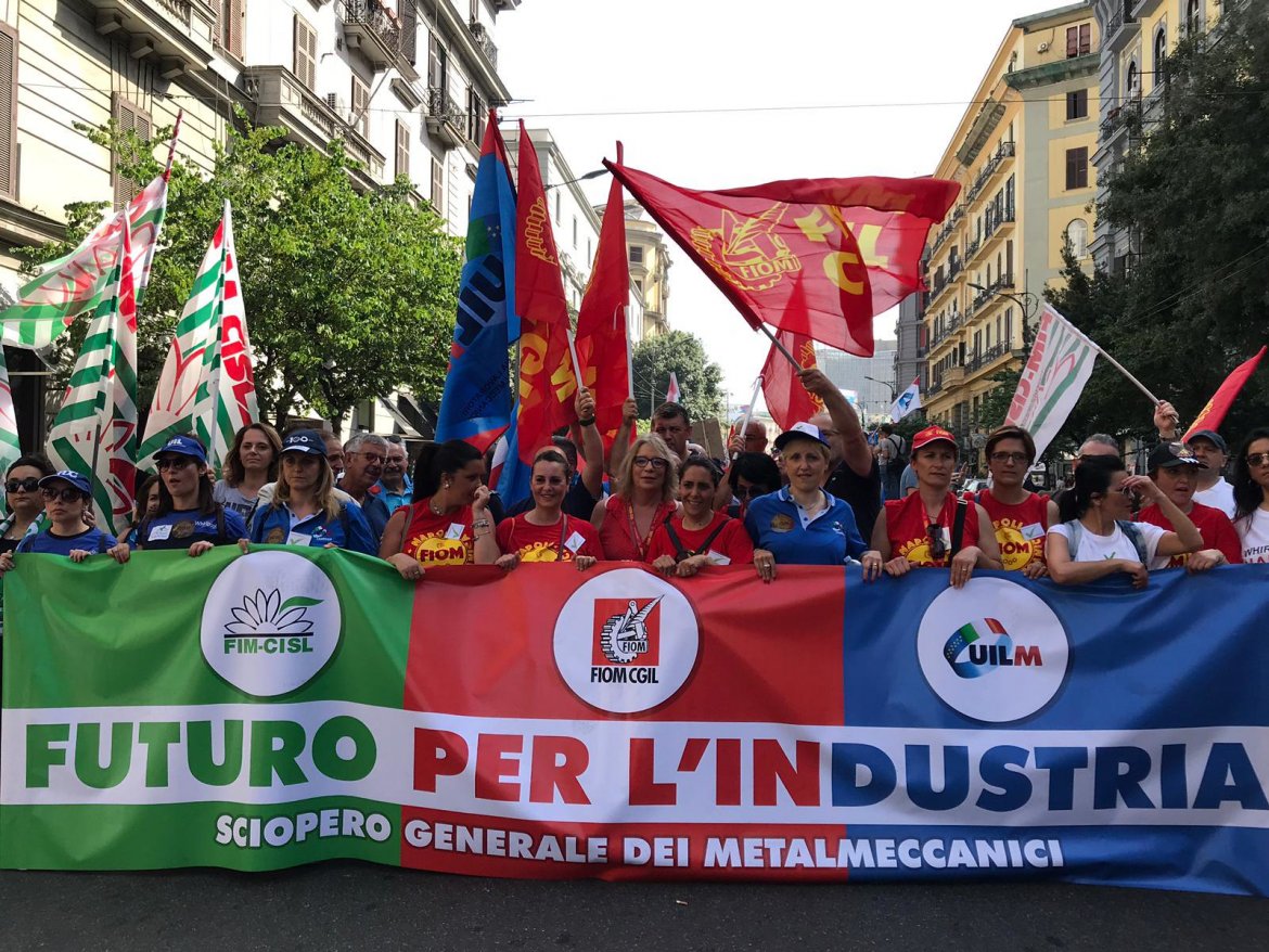 19_06_14-napoli-foto Metalmeccanici: per Fim, Fiom e Uilm, “distanze molto rilevanti, ma disponibilità a confronto senza pregiudiziali”