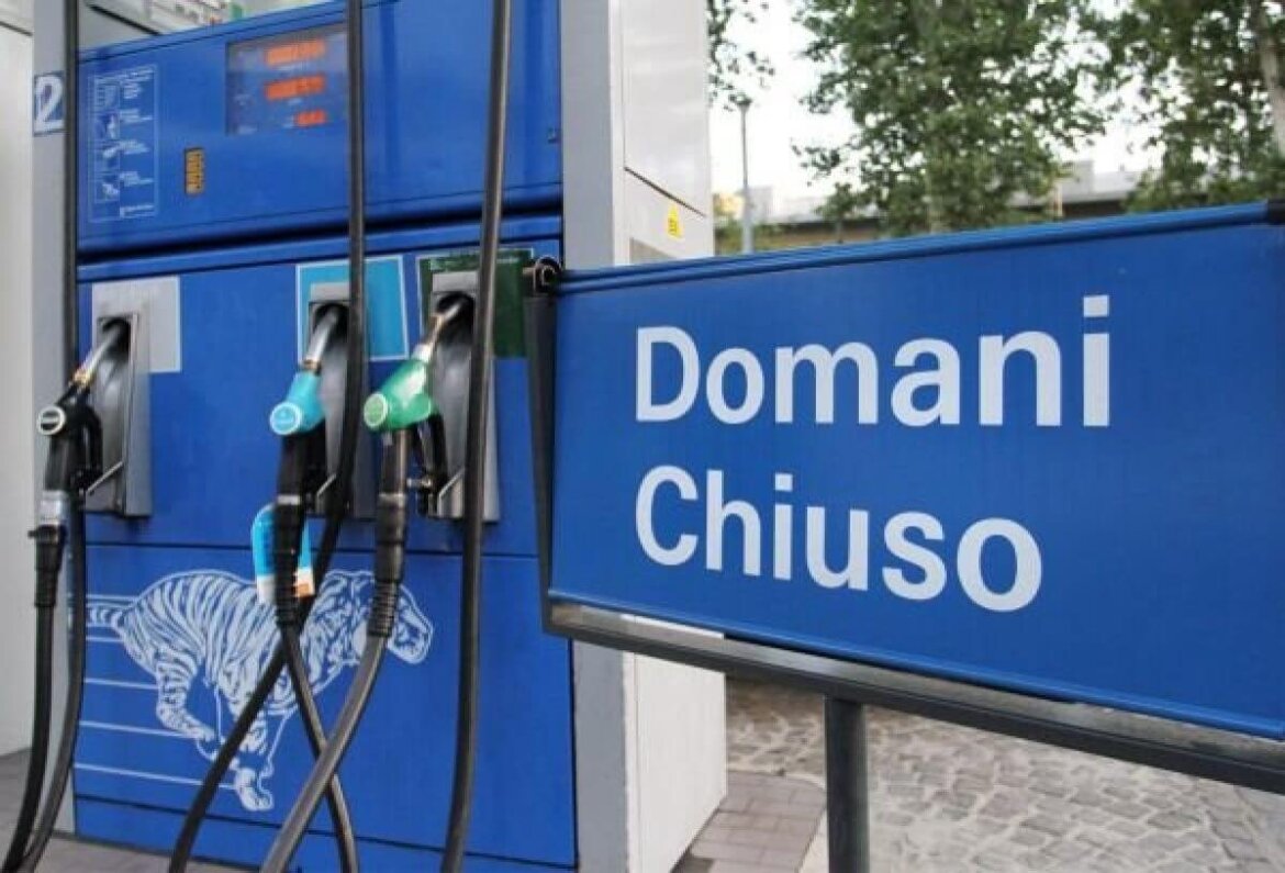 777 Coronavirus, benzinai chiusi da domani