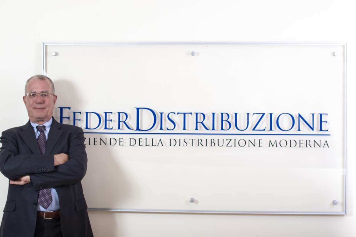Claudio Gradara. presidente Federdistribuzione in una foto