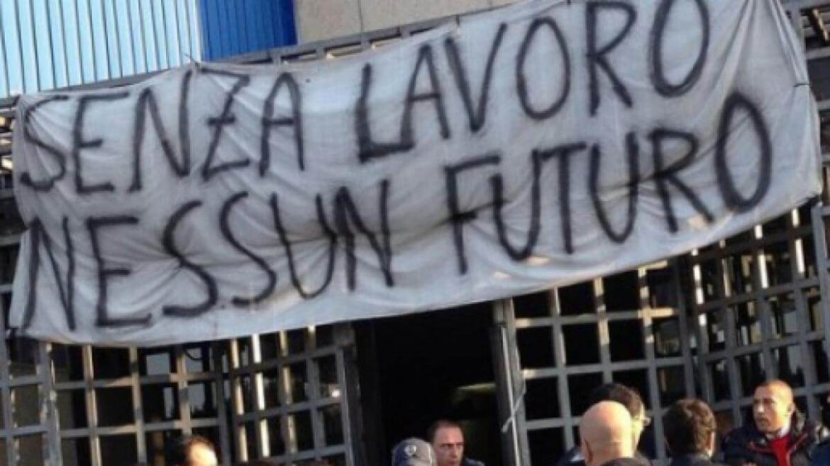 Disoccupazione Protesta persone disoccupate
