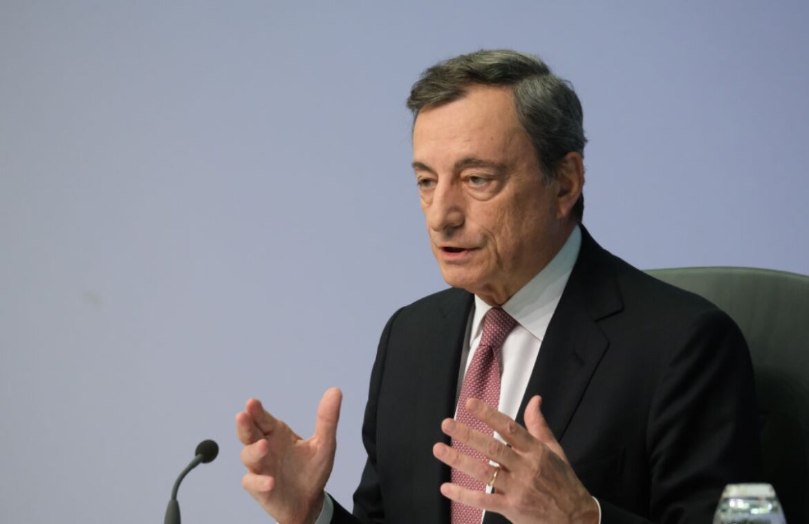 Il premier Draghi