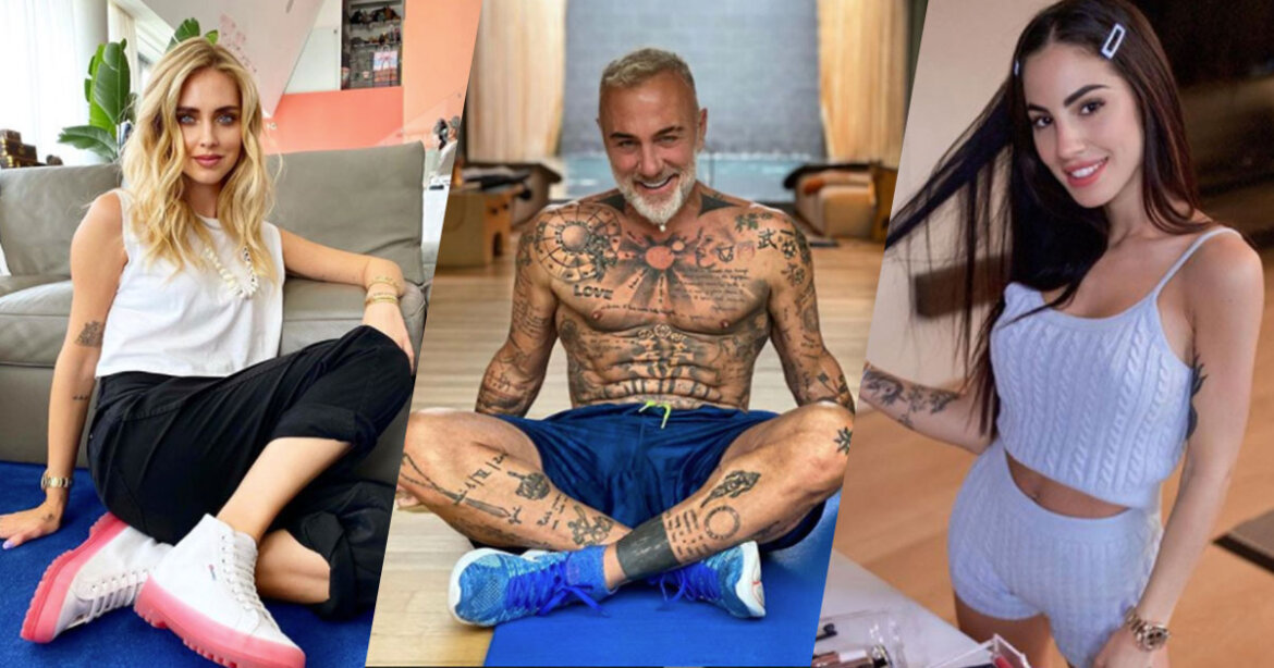 Ferragni, De Lellis e Vacchi in posa