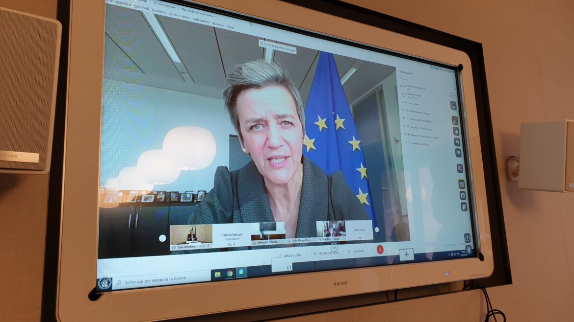 ITA e Alitalia: Giorgetti, Franco e Giovannini a colloquio con Vestager