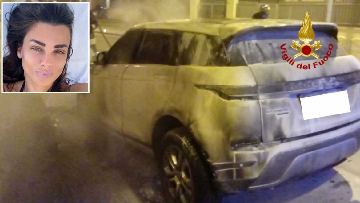 Serena Enardu incendiata l’auto Serena Enardu