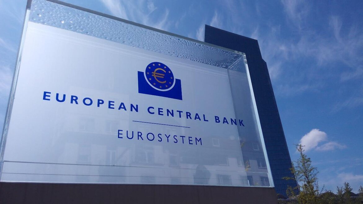 Sede banca centrale europea in una foto Sede banca centrale europea