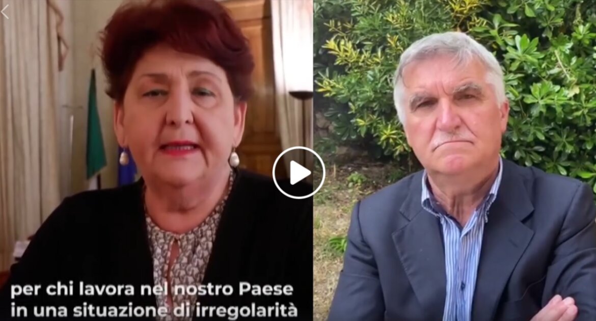 Sanatoria migranti: il video di un ex dirigente del Ministero del lavoro contro il Ministro Bellanova