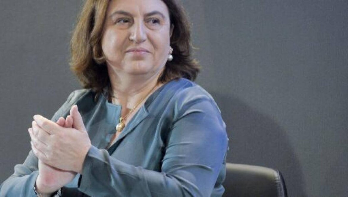 Il ministro del Lavoro Nunzia Catalfo in un dibattito pubblico