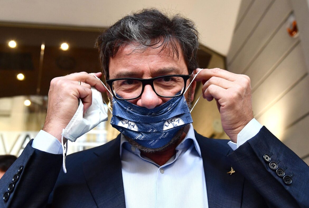 Il vicesegretario della Lega, Giancarlo Giorgetti Giancarlo Giorgetti