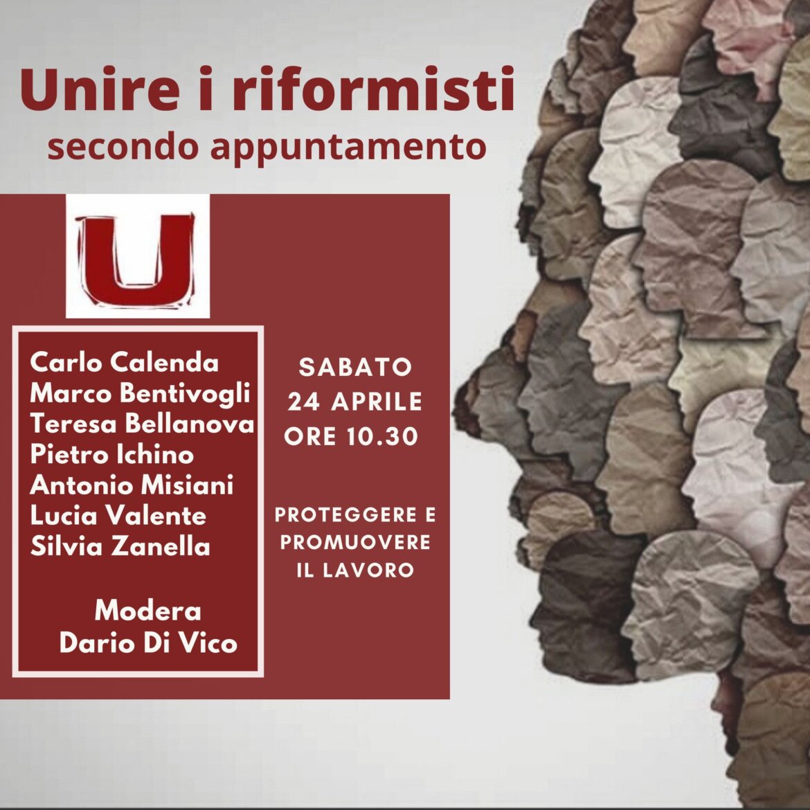 locandina lavoro unire i riformisti Locandina "unire i riformisti"