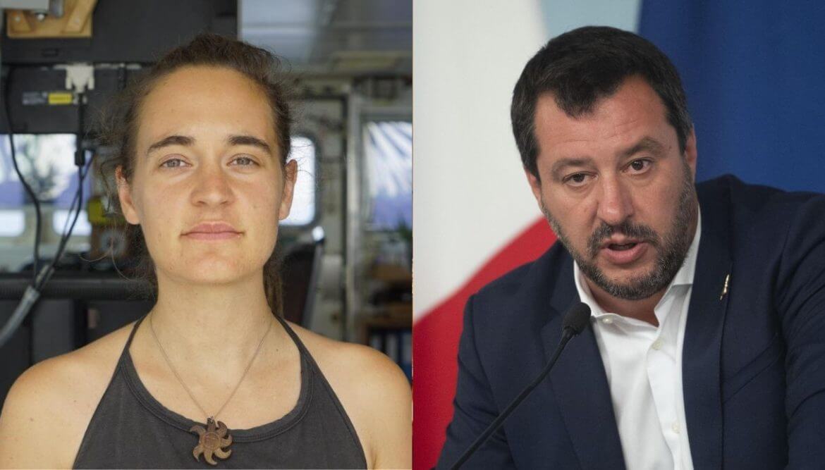 Il comune di Parigi premia Carola Rackete, Salvini: “Ipocriti”