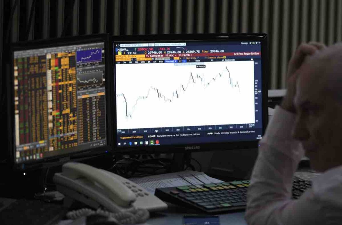 Economista al lavoro davanti al pc